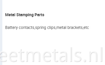 metal stamping parts